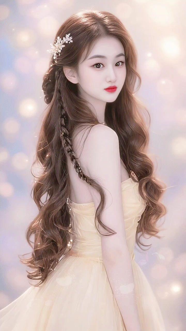 柔美长发写真 美出温柔感 清纯甜美 心动的感觉 喜欢吗