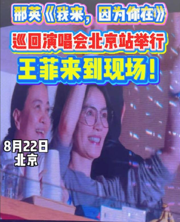 在公开采访中那英多次提及王菲，二人是相交多年的挚友，在那英事业低谷阶段，王菲曾伸