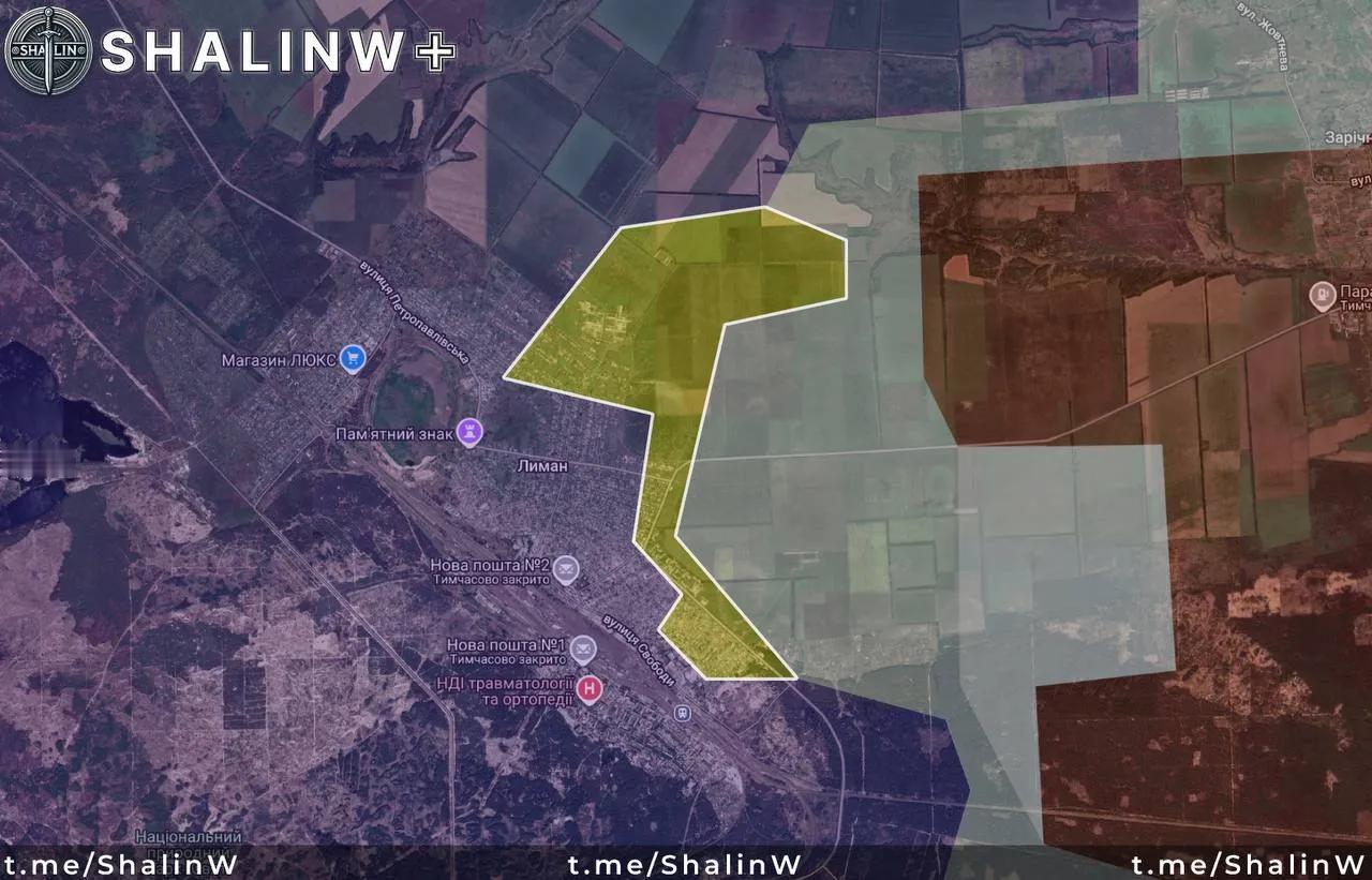 ⚔️ 乌克兰武装部队在利曼方向夺回了多个阵地，并继续在该市以东地区巩固阵地。
 