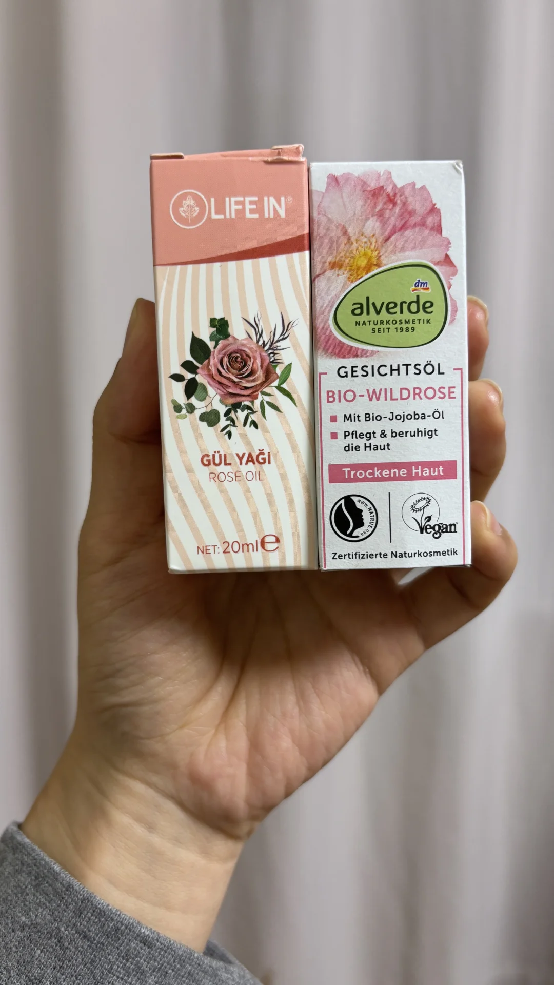 土耳其和德国DM玫瑰精油对比
