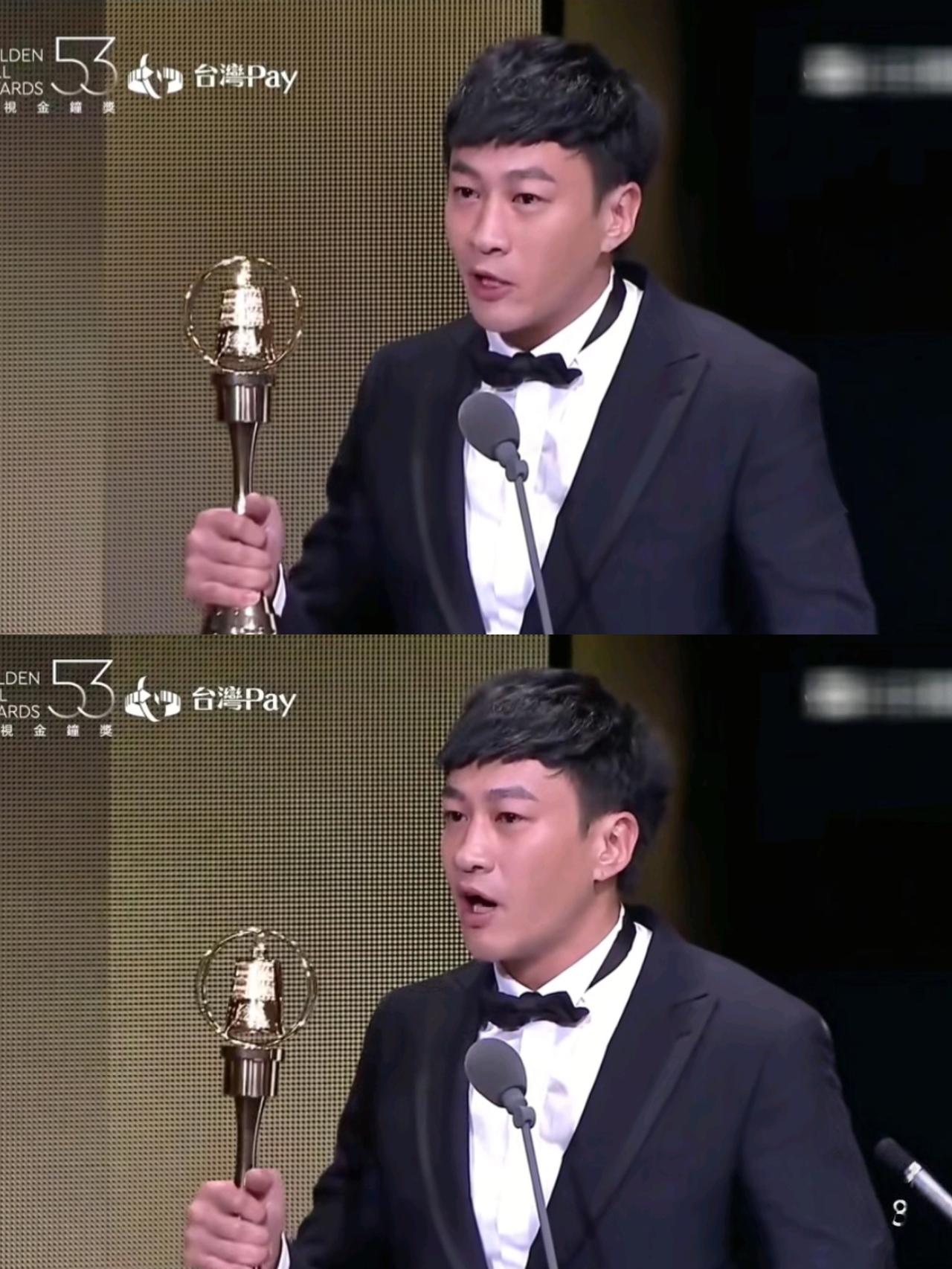 2018年，
何润东金钟奖获奖感言，
如今含金量还在上升❗

2018年，第53