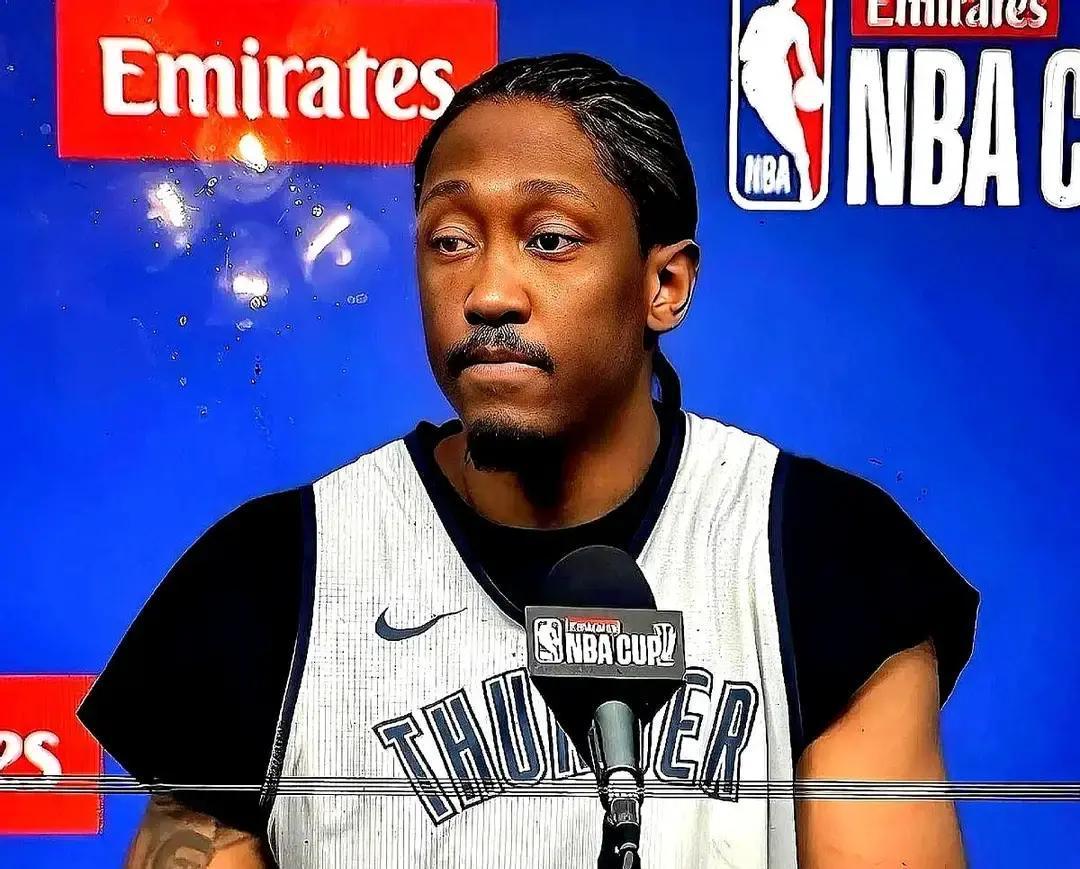 今年雷霆确实猛，西部第一，SGA拿了MVP，青春风暴刮得挺唬人。
 
但二当家杰