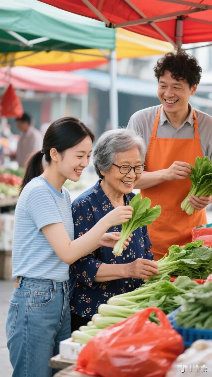 菜市场的“同盟”
 
张阿姨以前总觉得，儿媳小吴买东西“不会过日子”——青菜要挑