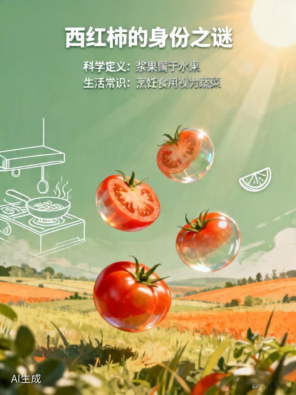 西红柿究竟是蔬菜,还是水果呢?
1887年，关税法规定进口蔬菜要交税，水果却不用