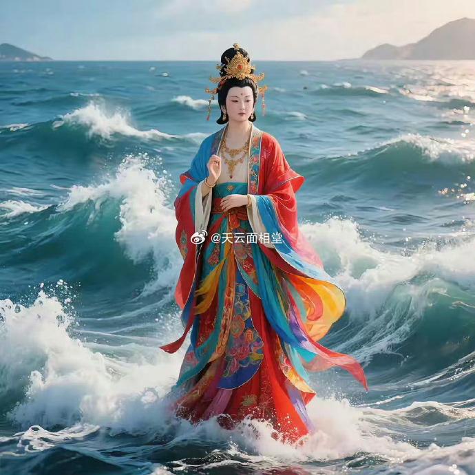 遇见妈祖不要划走，点个赞，留下一句“大吉大利”，真的很灵！！ 