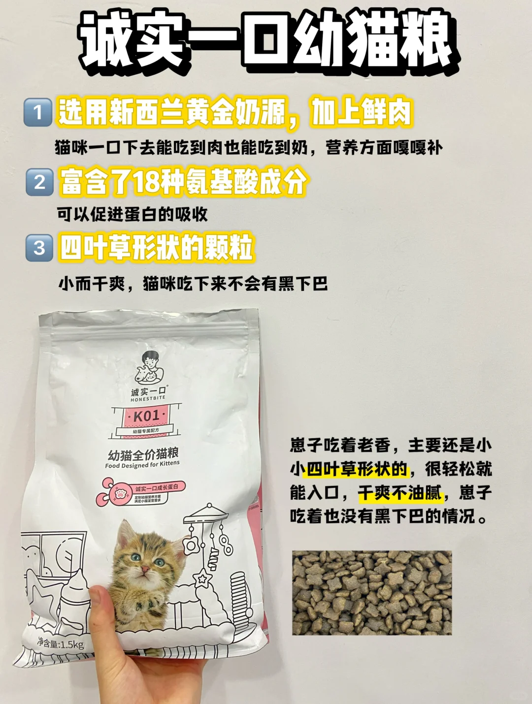 双十一大促，这些幼猫猫粮别错过