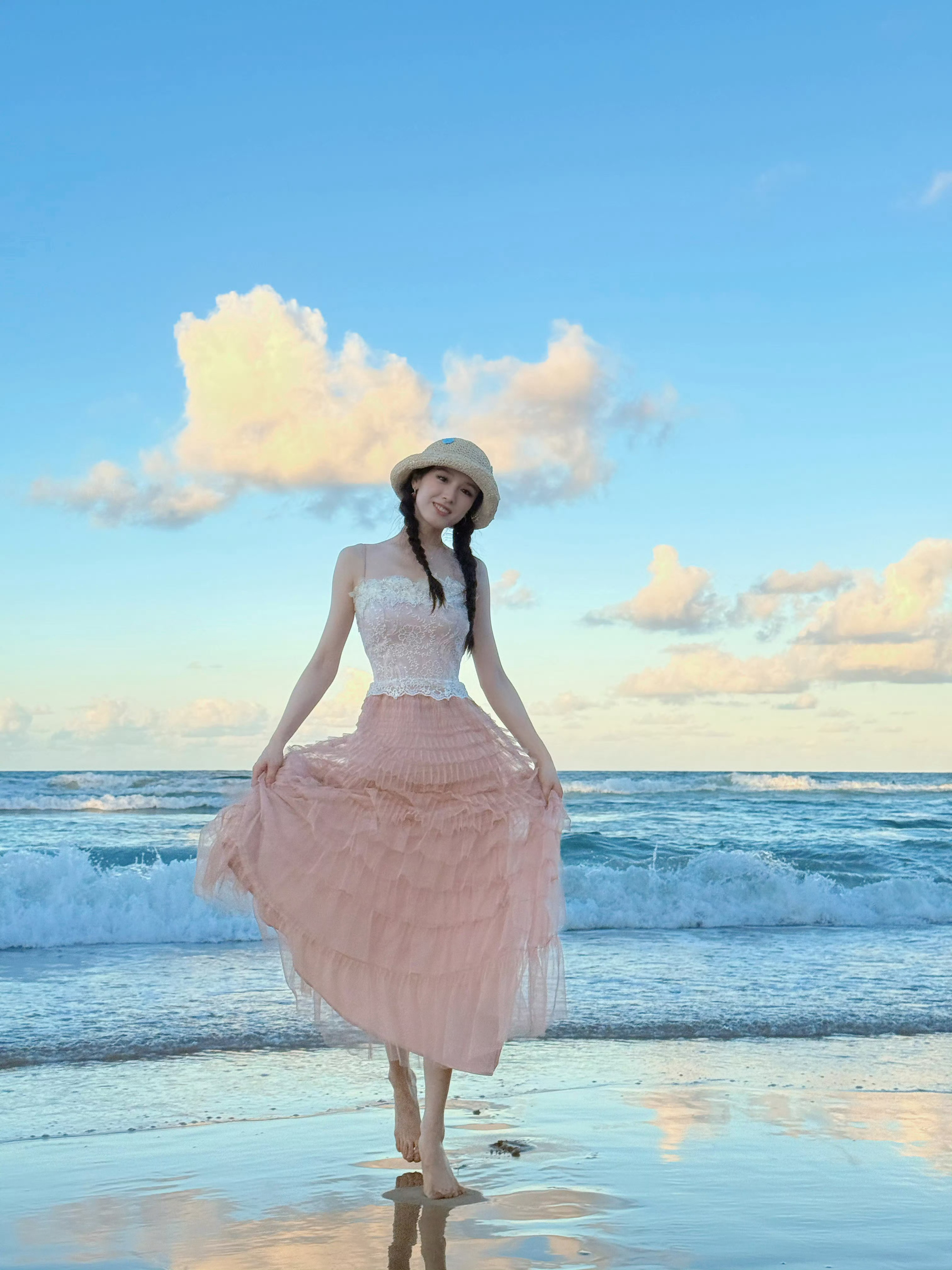 张雅琪海边假日碎片🌊 