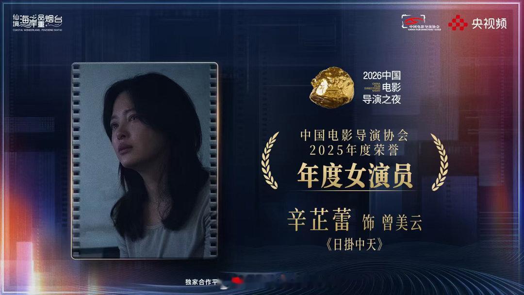 辛芷蕾导协年度女演员 从威尼斯到导协，辛芷蕾的曾美云一路被看见、被认可！她证明了
