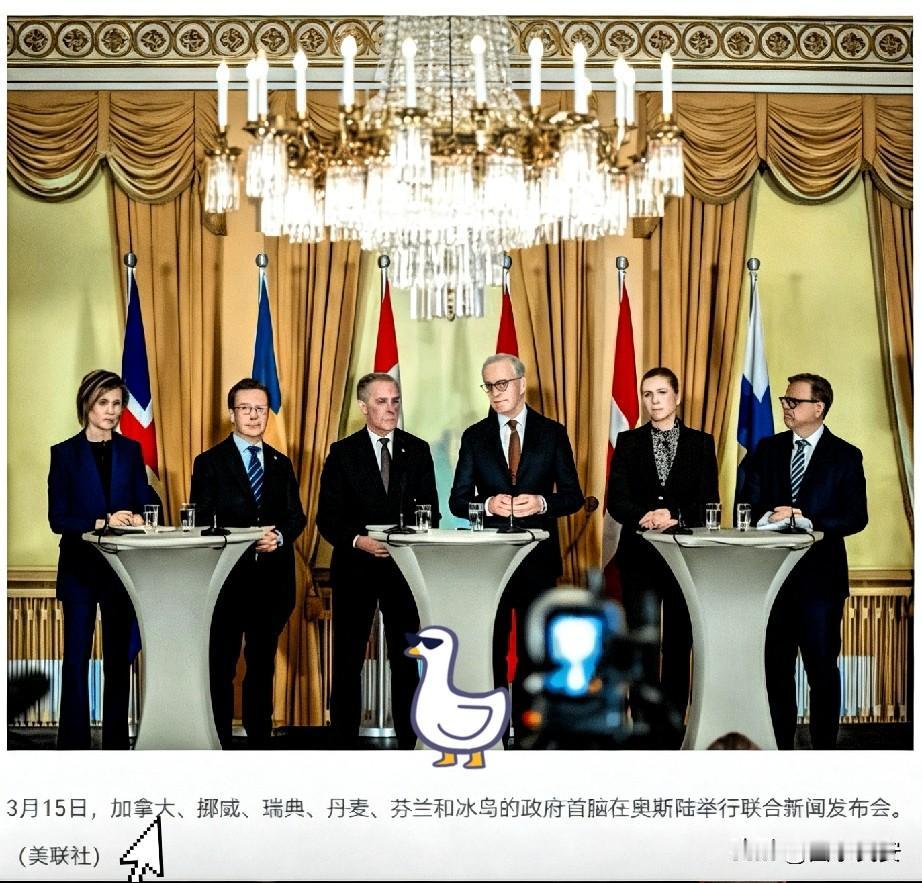 美盟友集体反水！六国建中等强国联盟硬刚美国
 
加拿大携北欧五国签奥斯陆协议，另