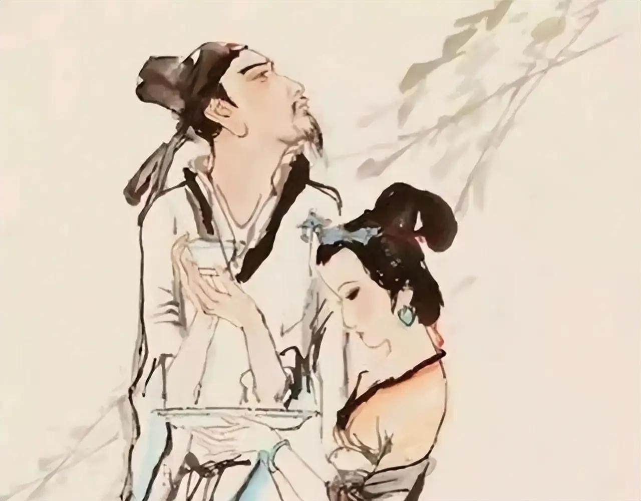 女子请苏轼写诗，前两句觉得苏是个笑话，后两句觉得自己是个笑话

要理解这事儿的来