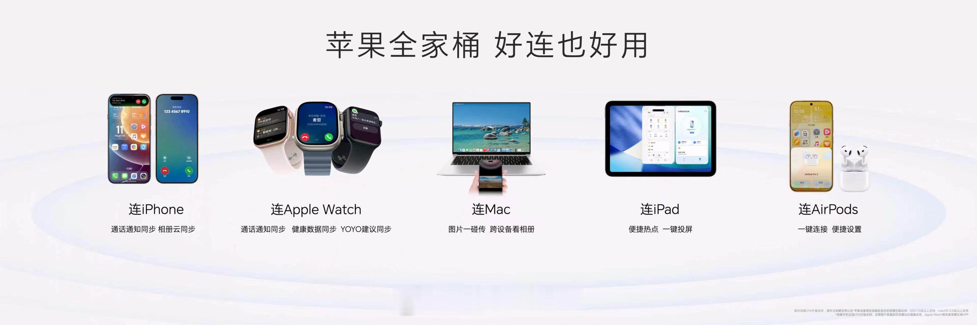 说实话荣耀 Magic9 系列这个跨生态互联真的戳到双持用户，跨品牌一碰传，连苹