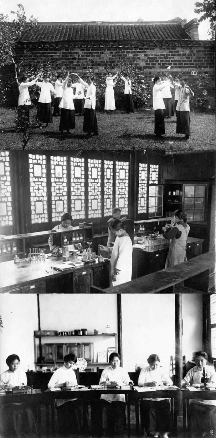 【珍贵老照片】1913年，即民国二年，美国教会决定在长江流域联合创办一所女子大学