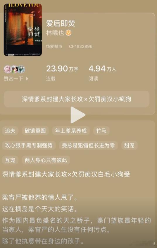 爱后即焚 