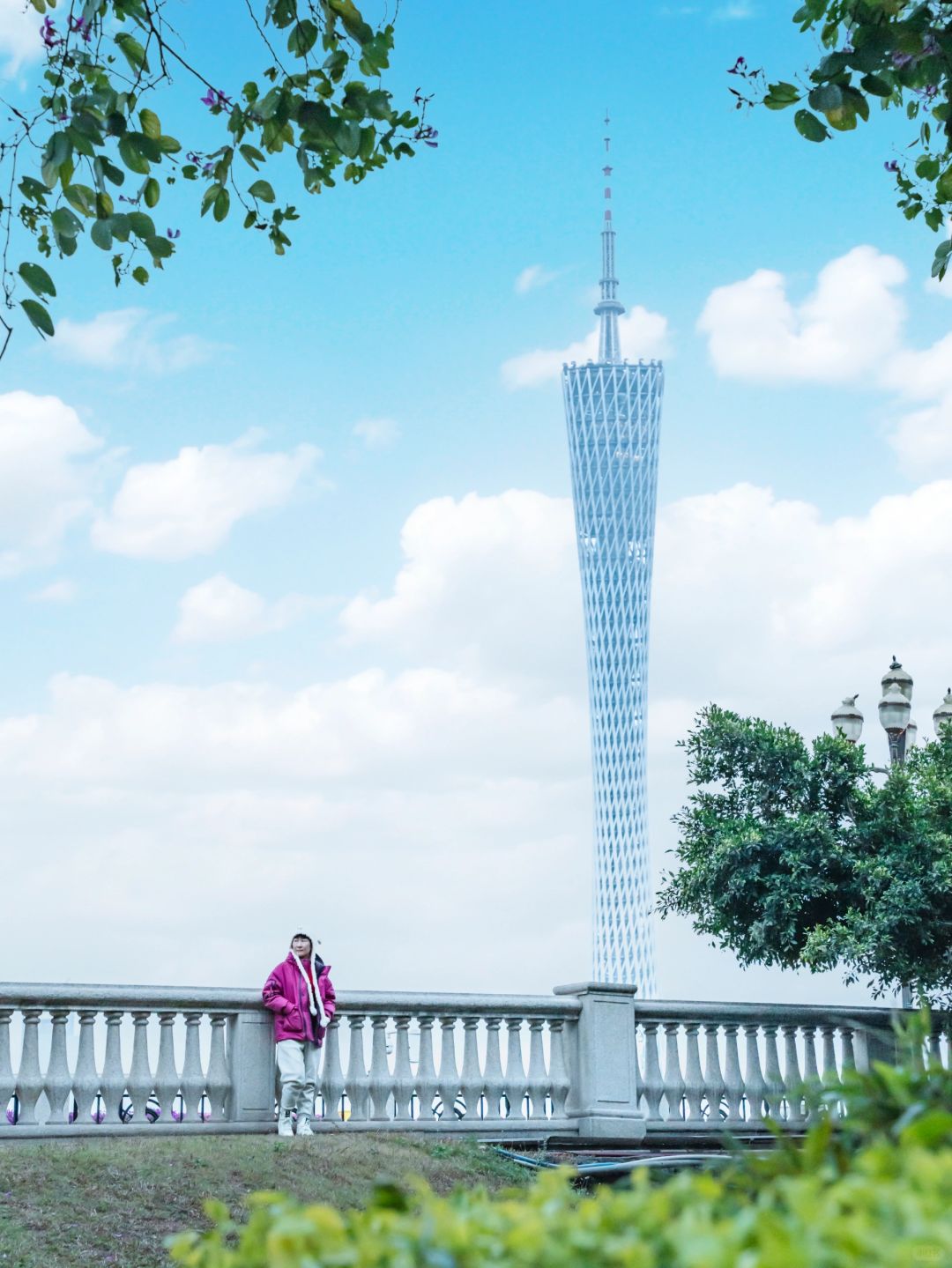 春节来广州旅游1小时打卡5个广州塔机位
