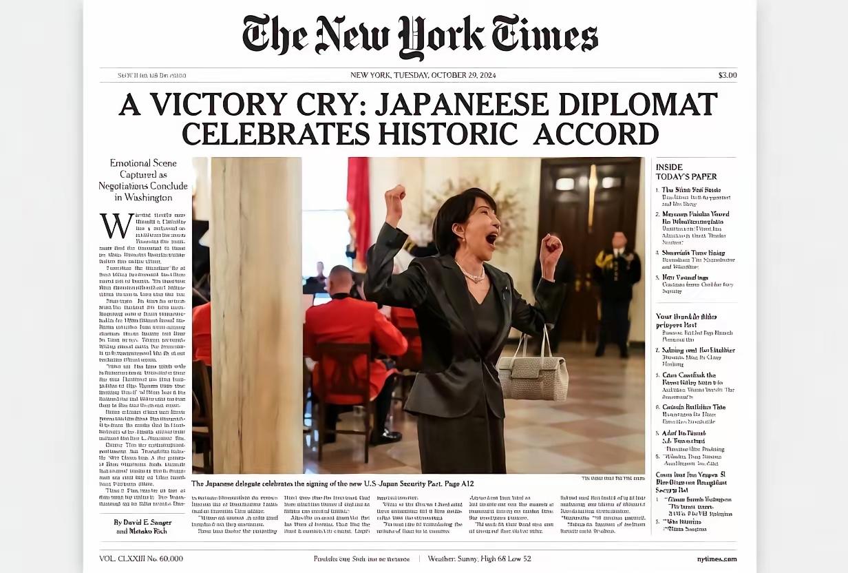 白宫官网发布高市早苗访美组图！下图几张丑化感拉满的高市早苗照片，全是白宫官网主动