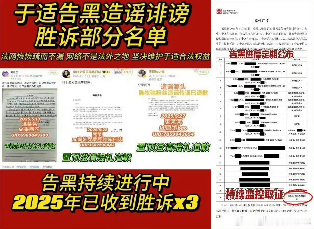 于适团队公布告嘿维⭕进度，全平台取证中，支持帅哥维⭕ ​​​