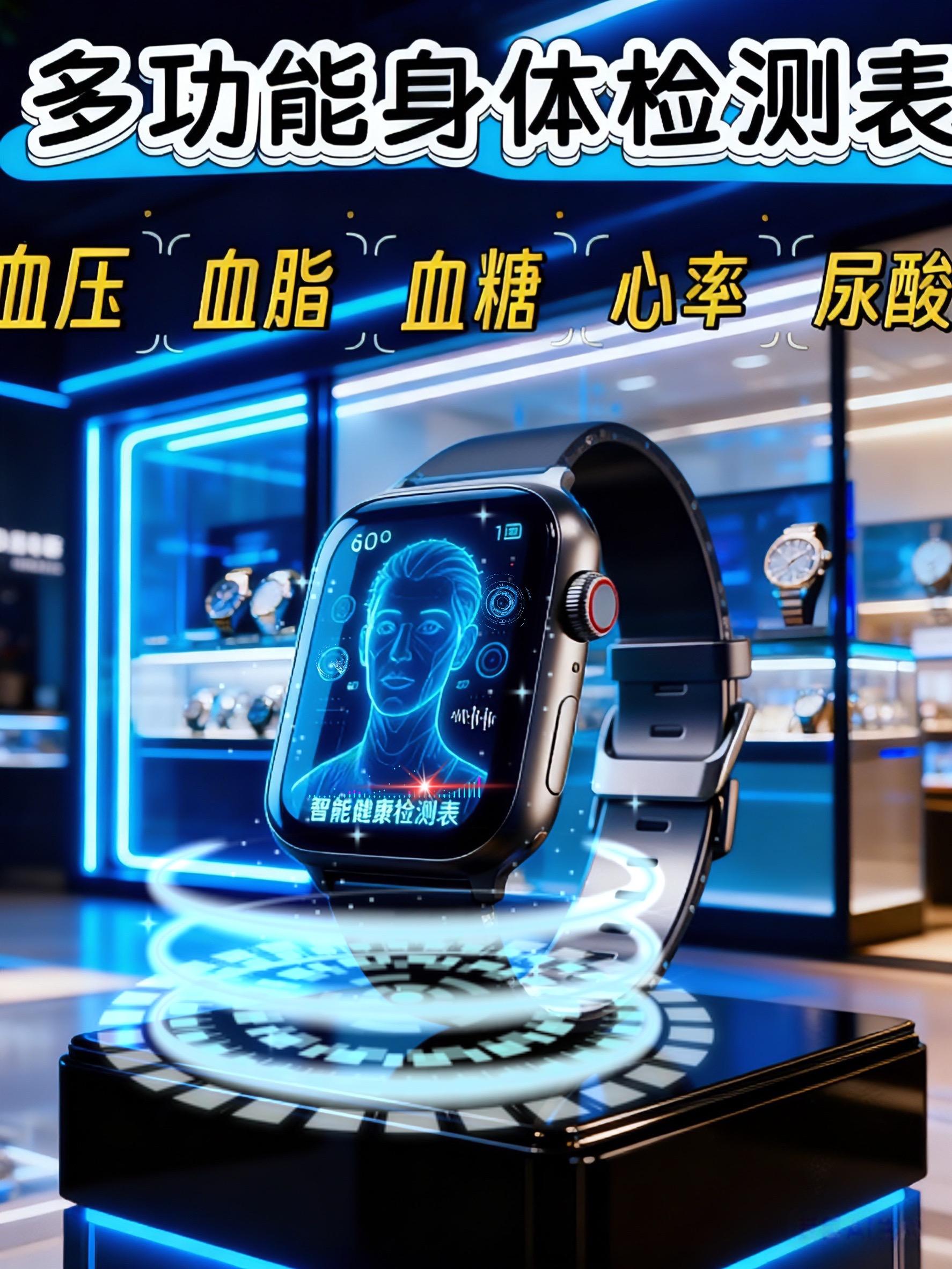 科技改变生活智能健康手表 爸妈健康 血糖血压监测 养老好物