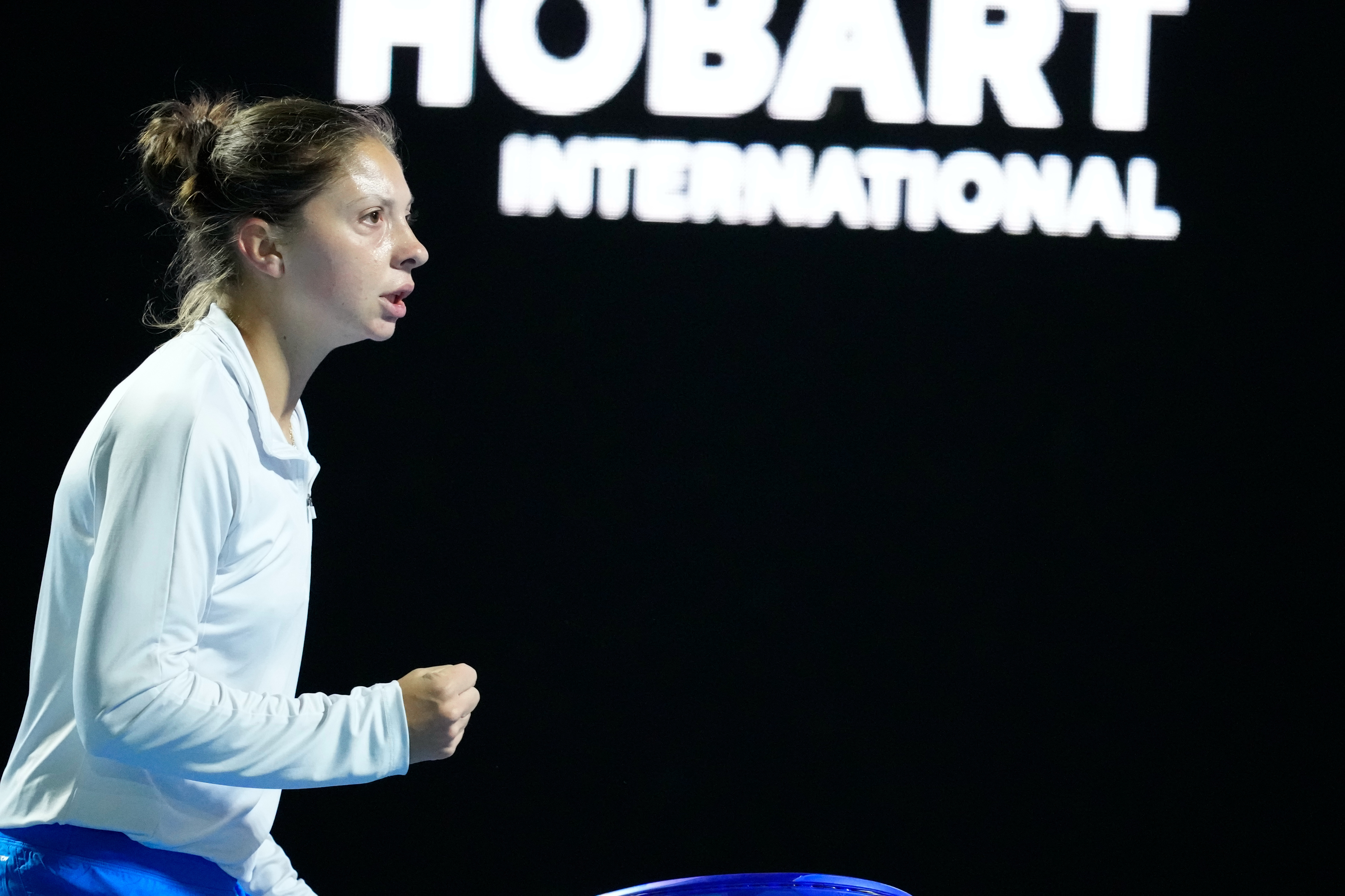 WTA250霍巴特站1/4决赛，鲁季奇以6-3 6-3淘汰达尼洛维奇，职业生涯首