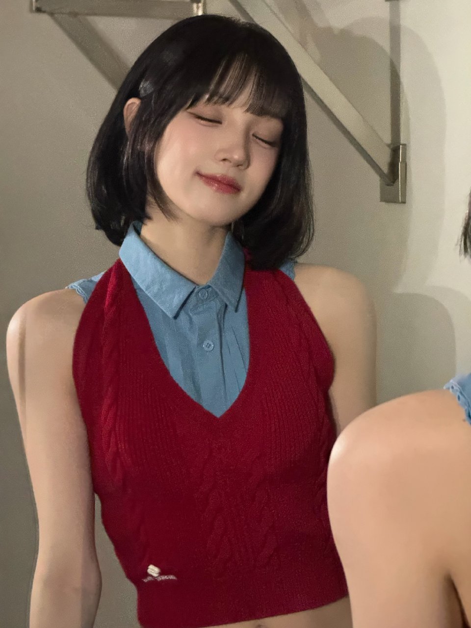 雨琦妹妹的短发造型🈶，好嫩好可爱～ 