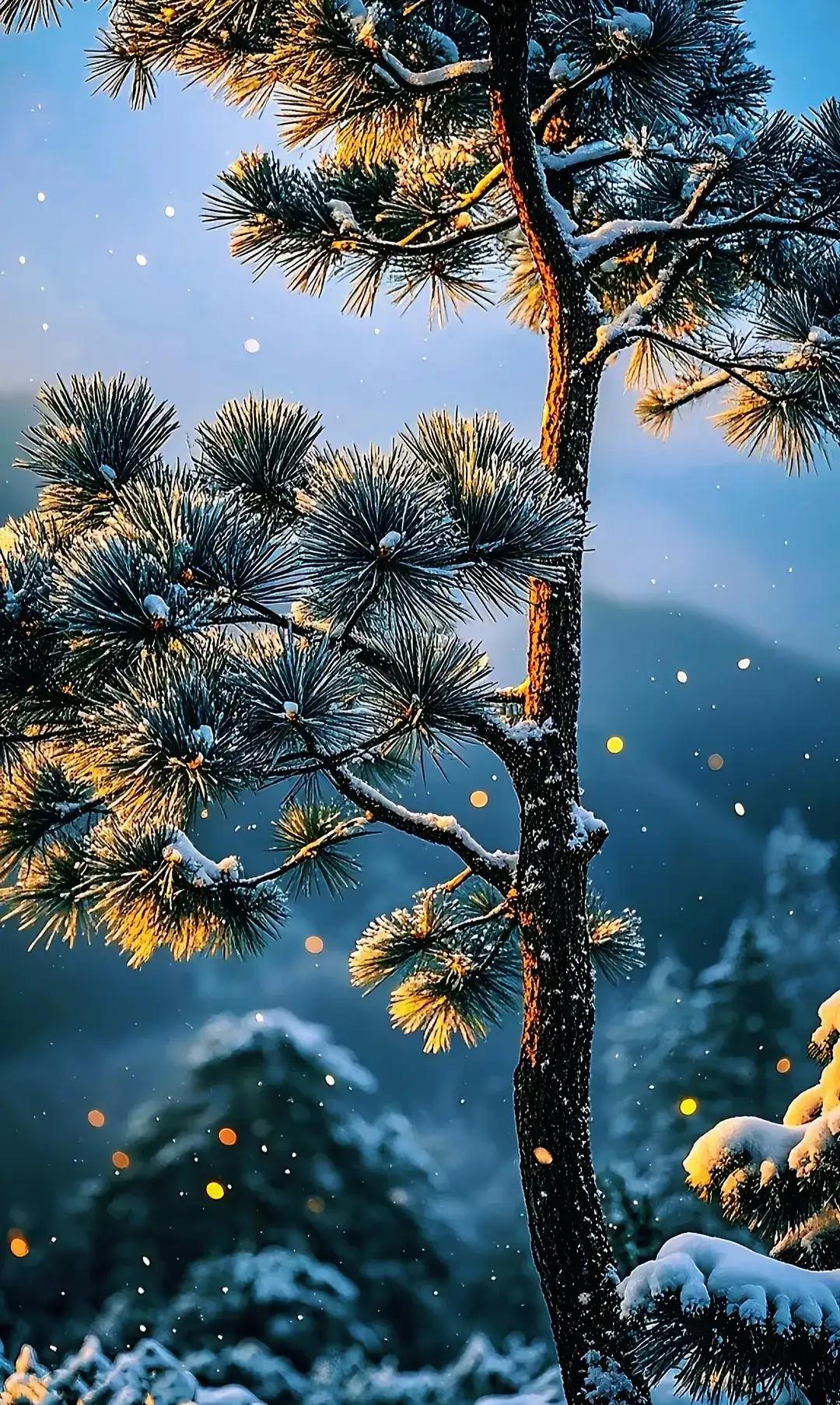 晒图笔记大赛咏松<五绝>