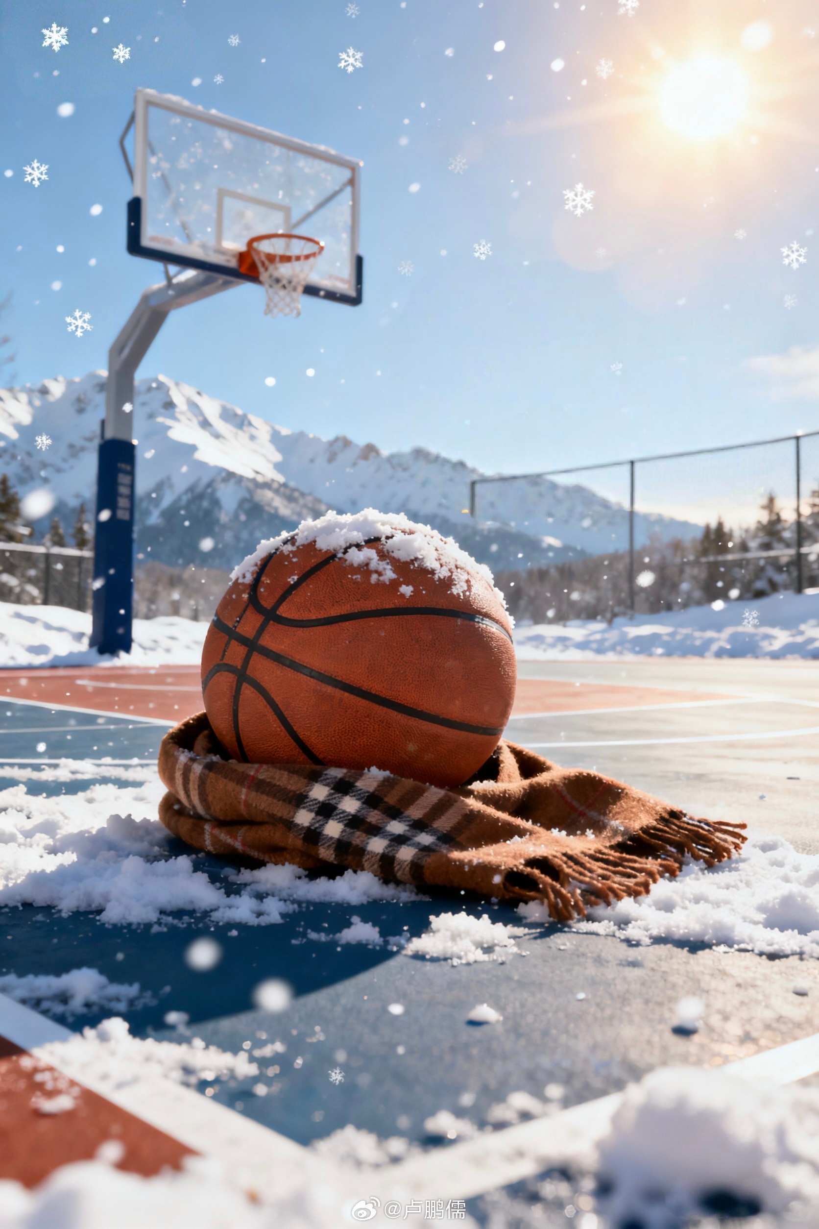 立冬已至，用篮球点燃整个冬天。联赛快开始吧～发条微博迎接冬天小卢篮球世界新疆男篮