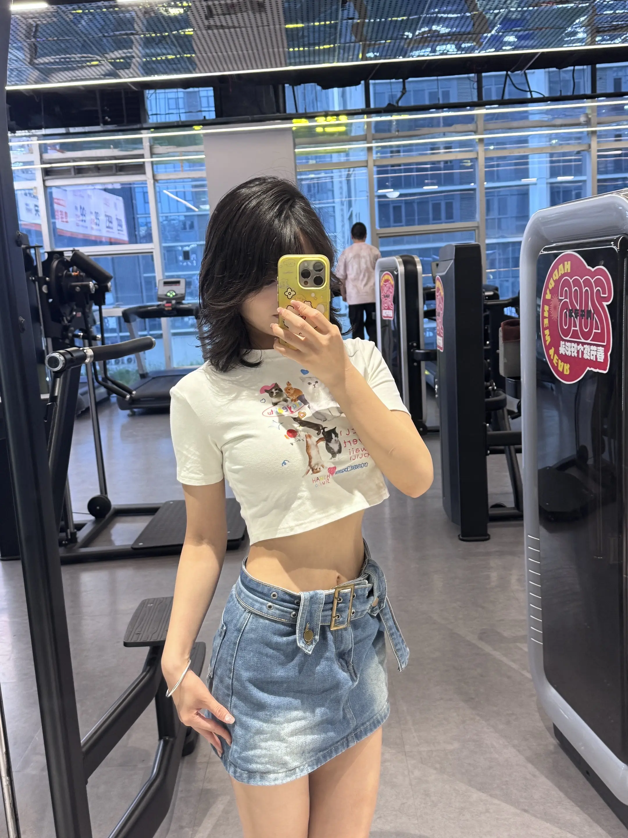 听说健身房免费送男朋友 所以我就去了