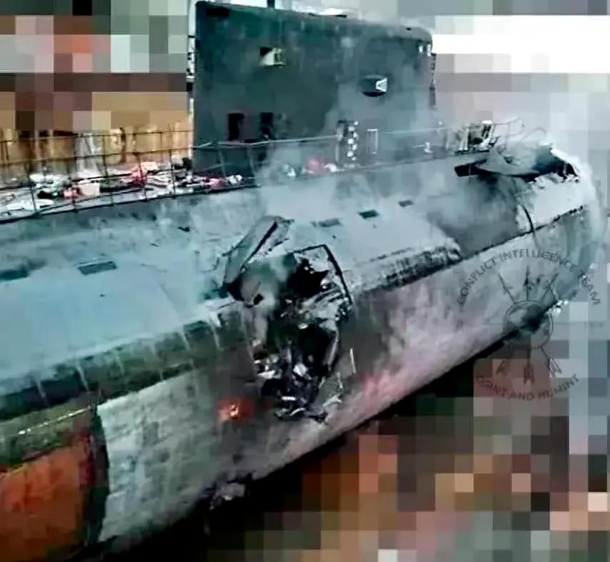 【乌军巡航导弹击中俄军S400防空系统和基洛级潜艇】乌克兰武装部队总参谋部对外通