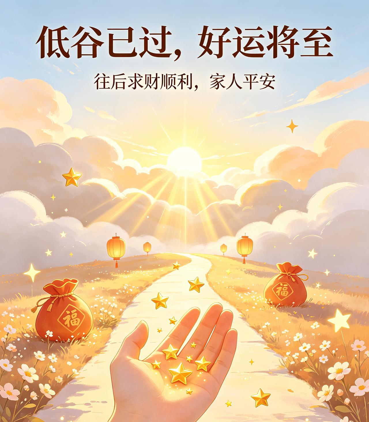 恭喜你！
所有劫难全部渡完，
好日子正式启程！！
 
过去很长一段日子，你孤身扛