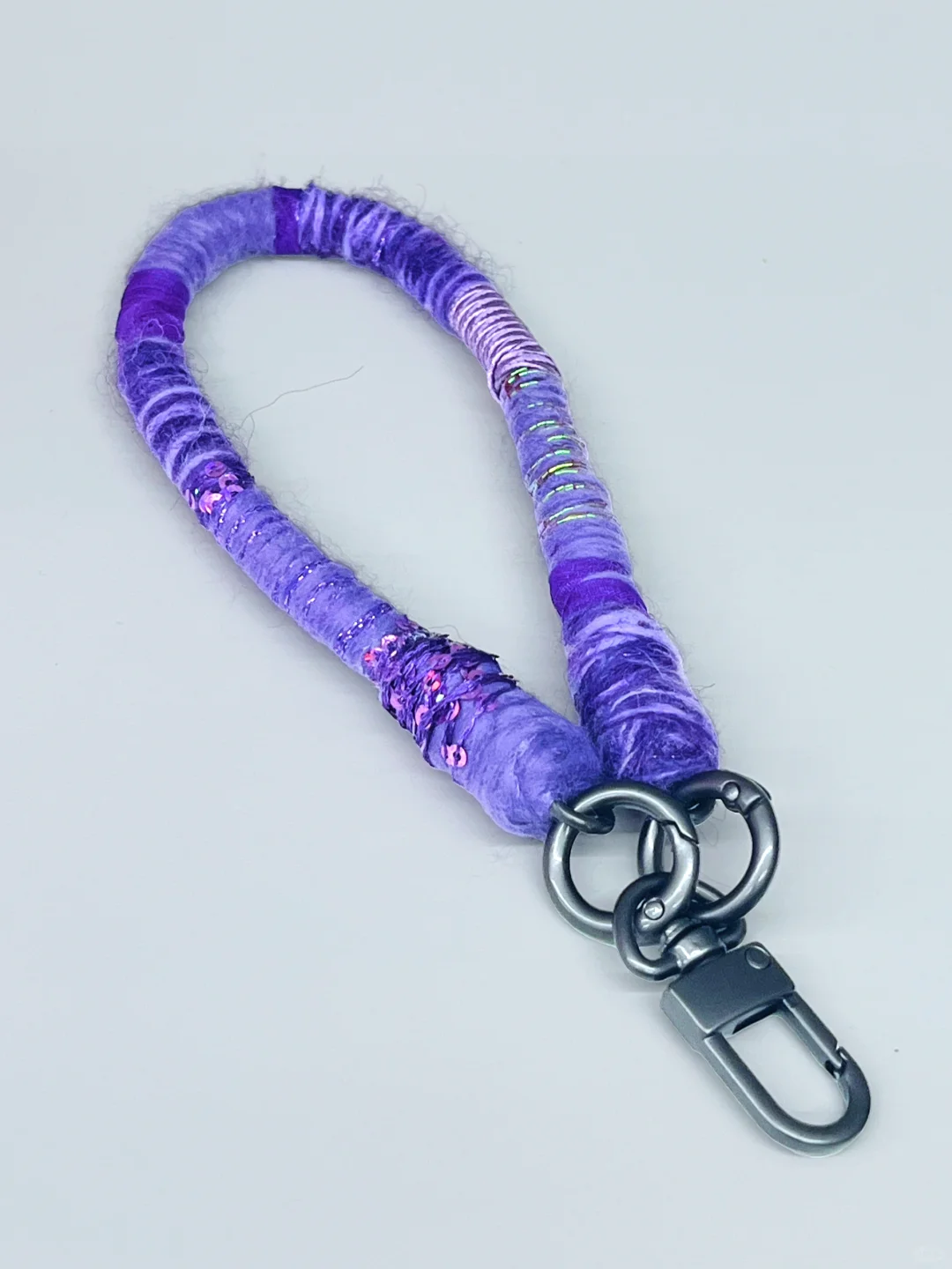 林俊杰jm专属手工手机绳💜💜💜独一无二的紫
