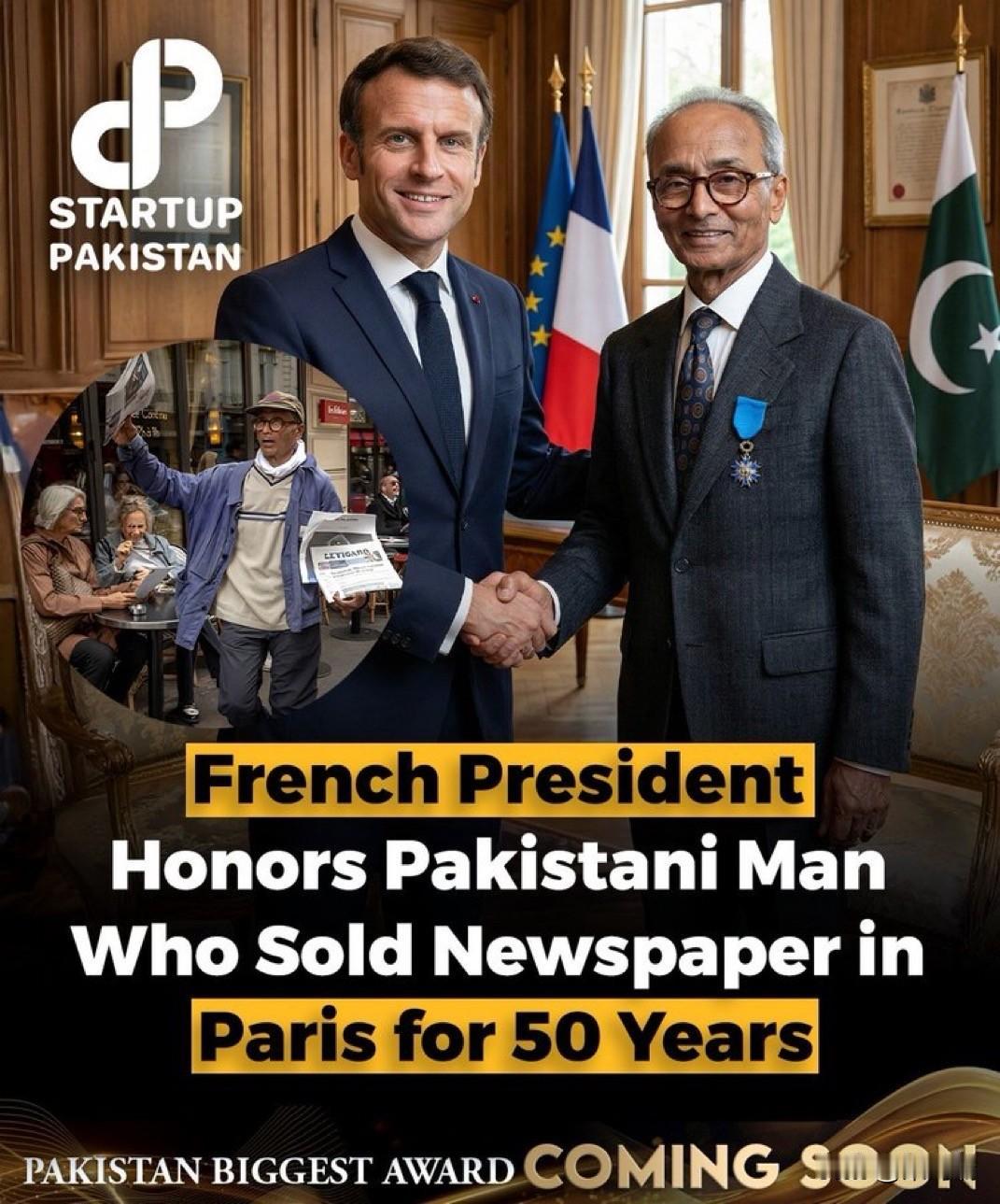 2026年1月28日，法国总统埃马纽埃尔·马克龙在爱丽舍宫正式授予73岁（部分报