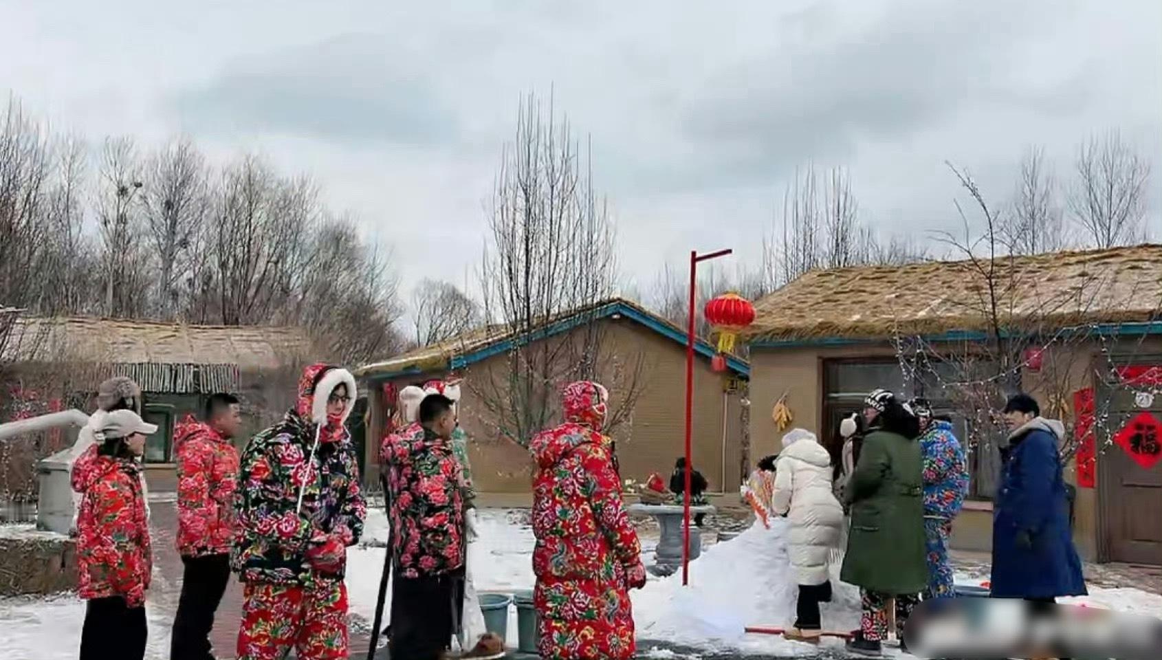 王鹤棣东北大花袄，好喜庆