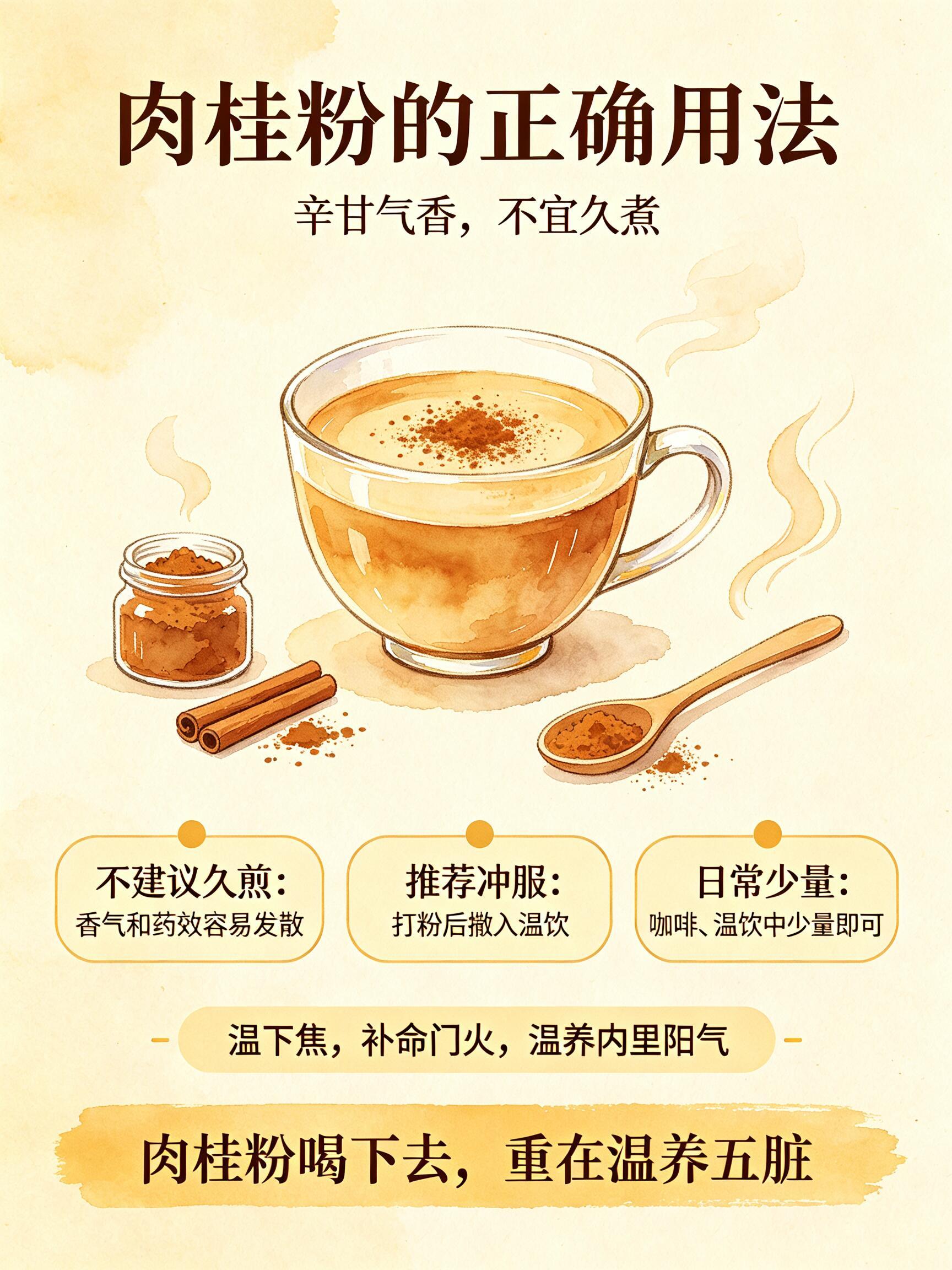 咖啡加肉桂粉，藏着老中医的温阳巧思｜倪海厦老师养生思路很多人喝咖啡撒肉桂只当调味