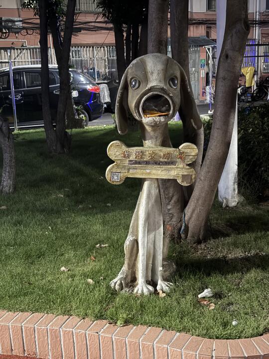 晚上看到有点吓人