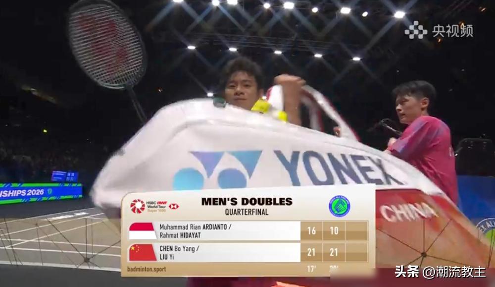 别以为国羽男双就梁王组合能扛旗。
现在，另一对“一百分”组合杀出来了。
德国