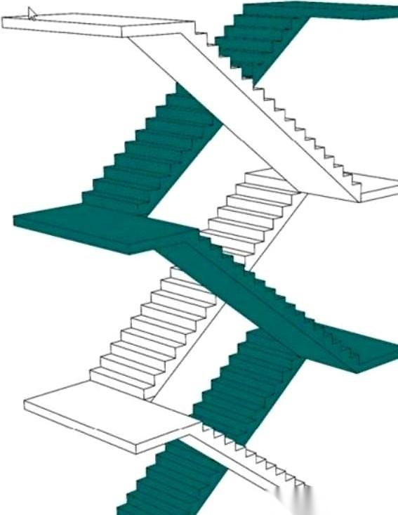 就因为多等了两分钟电梯，姐们儿一跺脚走了楼梯。
结果，好家伙，差点以为自己进了鬼