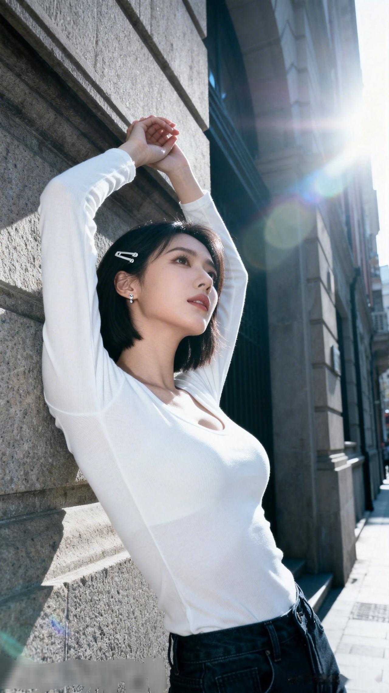 什么样的穿搭可以成为气质女神? 阳光下的少女，青春洋溢，活力满满！🌞✨