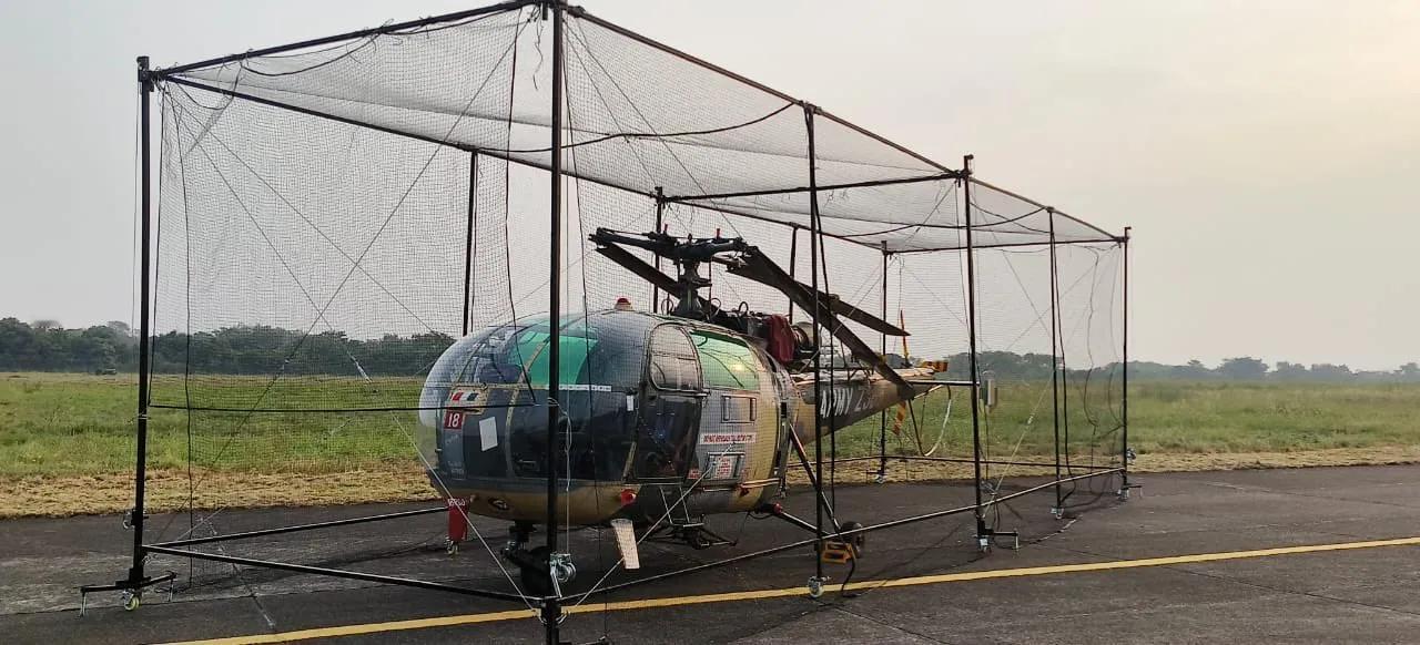 印度猎豹反无人机笼网