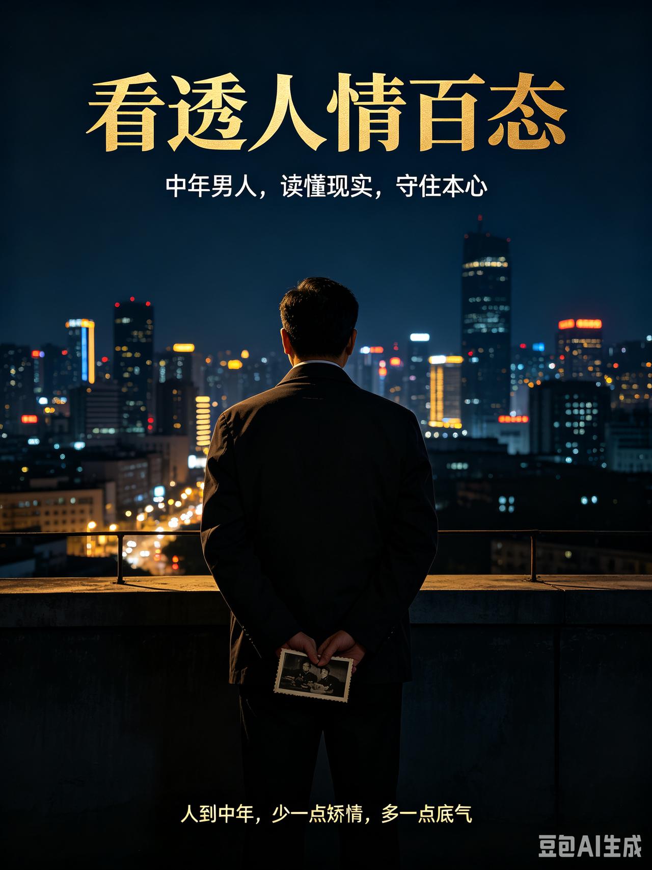 看透人情百态：中年男人，读懂现实，守住本心
 
导语：人到中年，身兼儿子、丈夫、