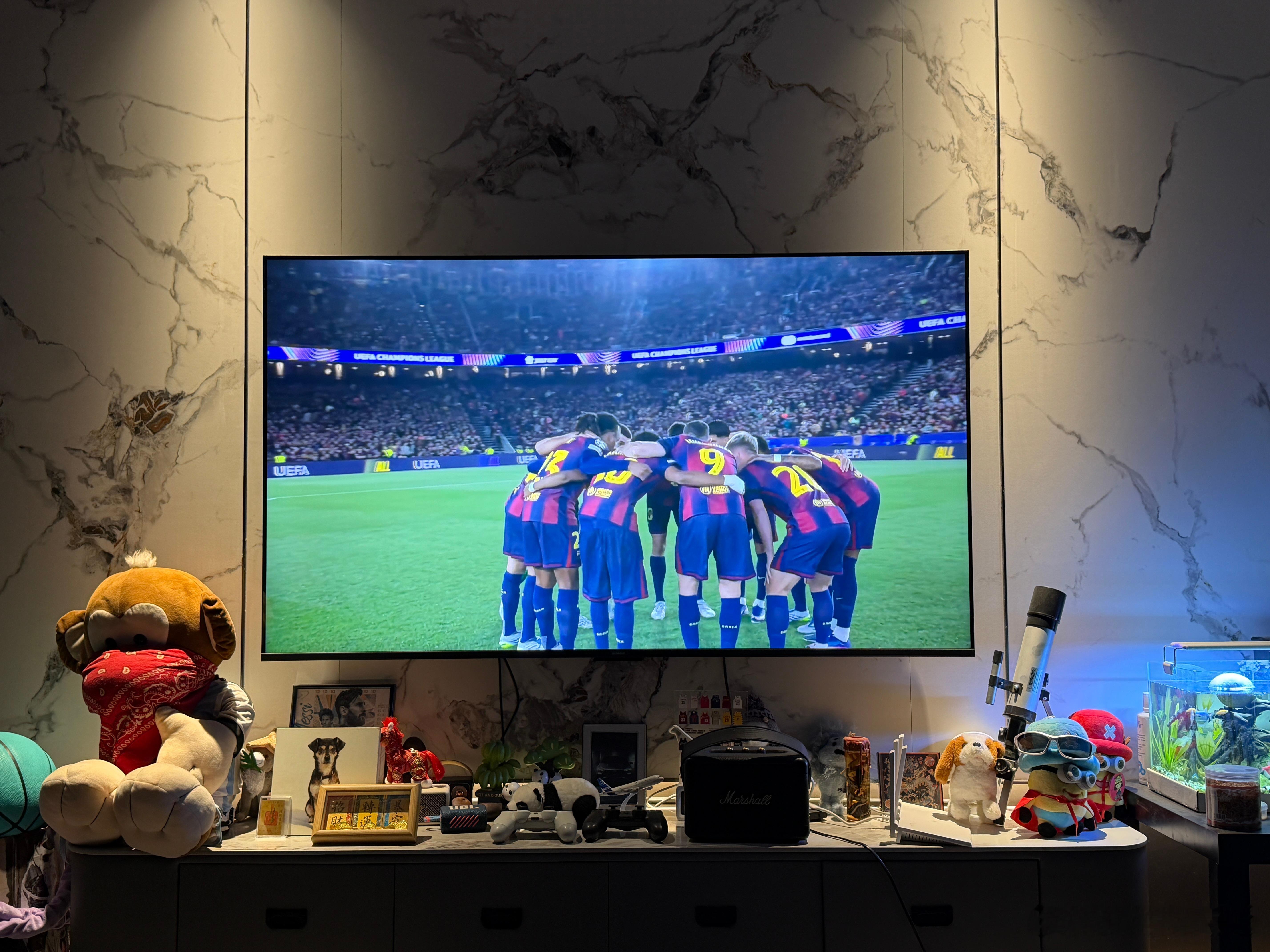 我萨 雄起！欧冠联赛足球巴萨vs马竞 成都