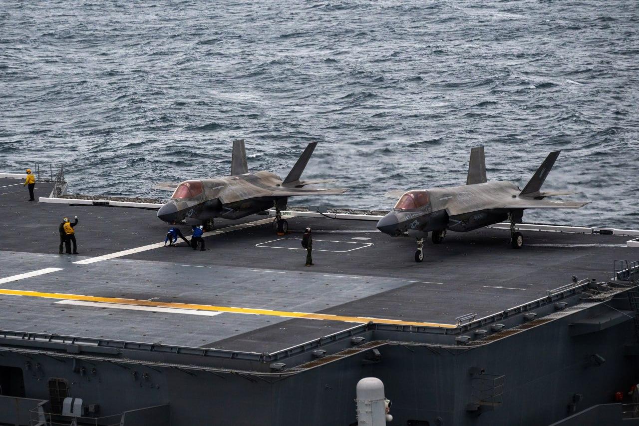 美国海军陆战队（USMC）F-35B 闪电 II 多用途战斗机，隶属于海军陆战队