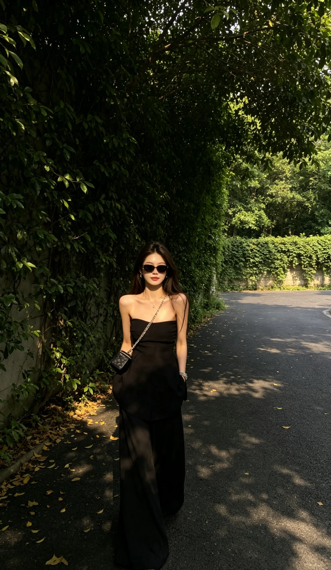 很喜欢的黑色穿搭