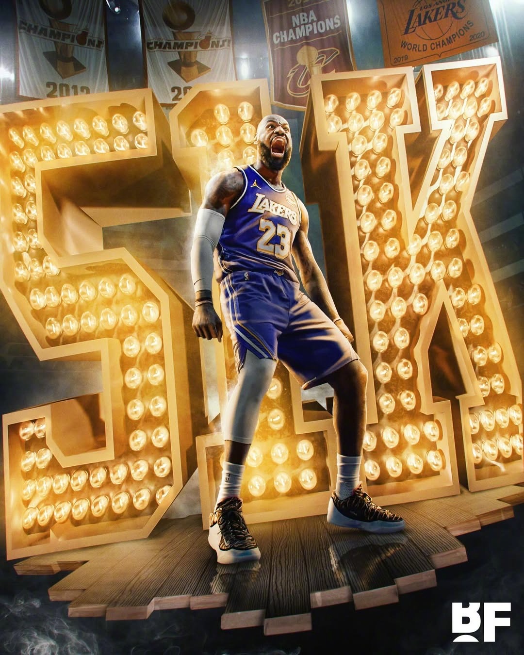 勒布朗·詹姆斯职业生涯常规赛及季后赛总得分突破51000分！独领风骚！ 