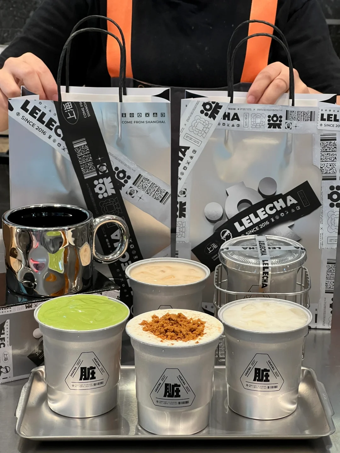 乐乐茶伙伴来挨夸…脏脏小银杯酷麻了！！！