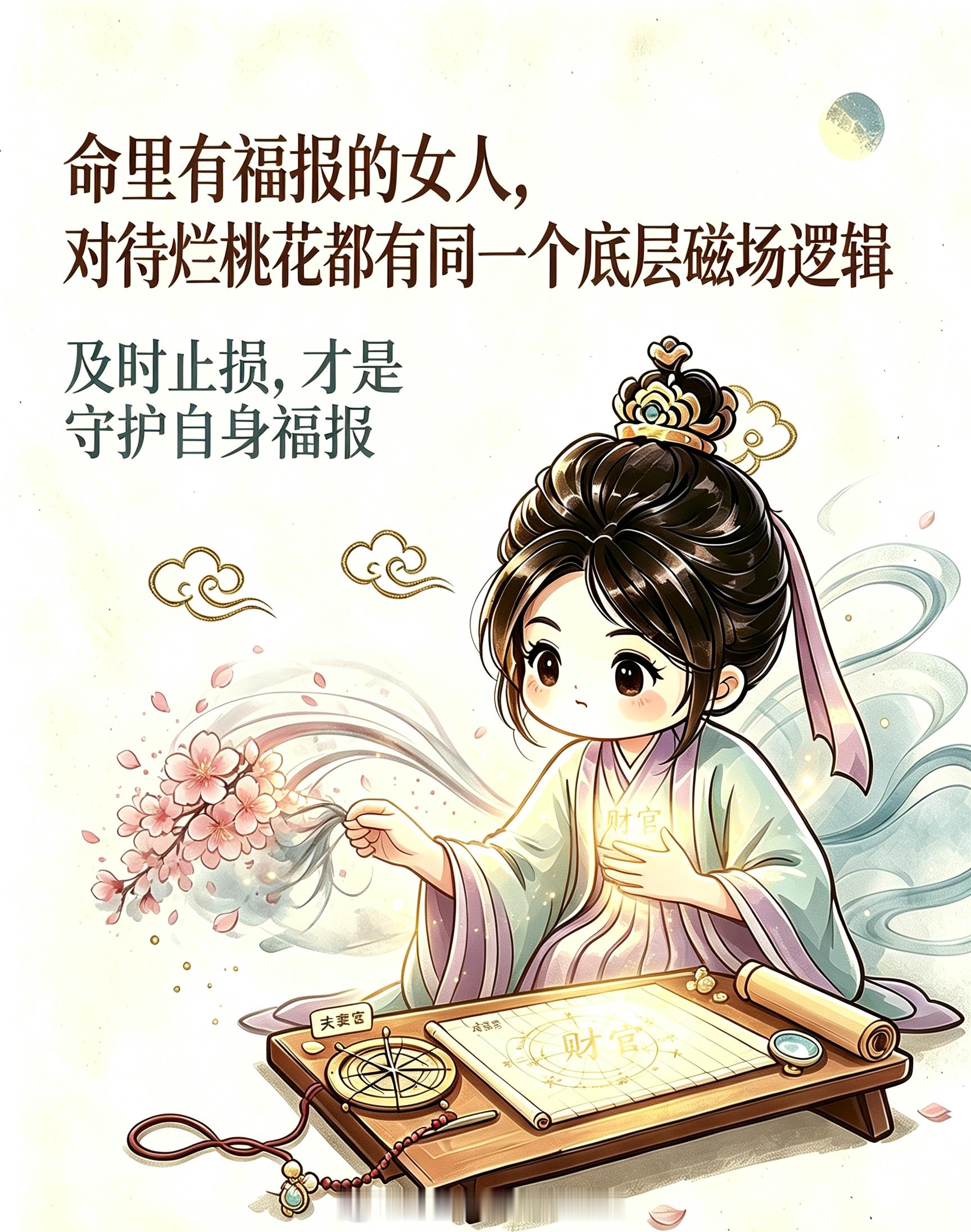 【命里有福报的女人，对待烂桃花都有同一个道理】我们总逃不开消耗自己的感情。明明知