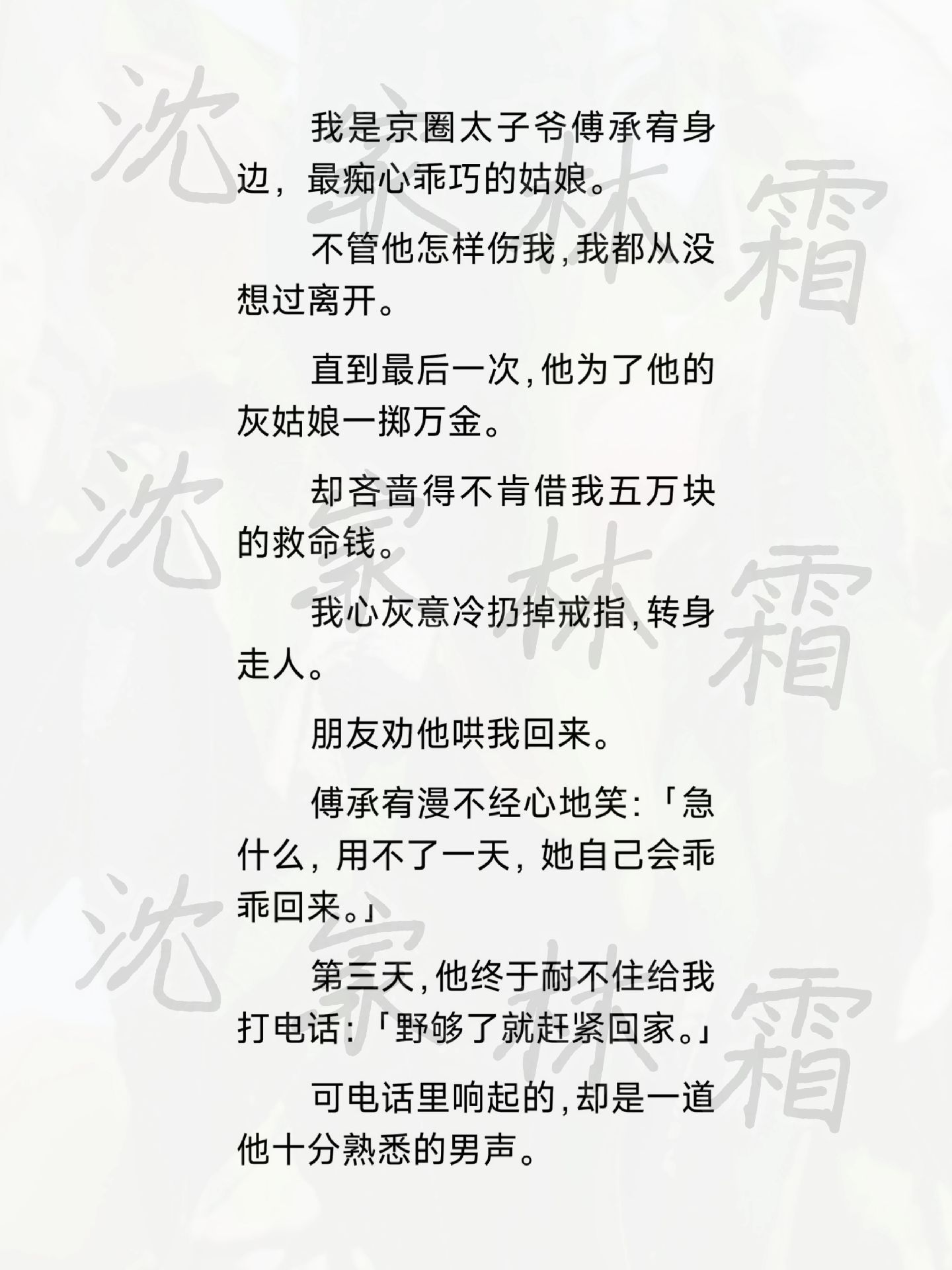 沈家林霜