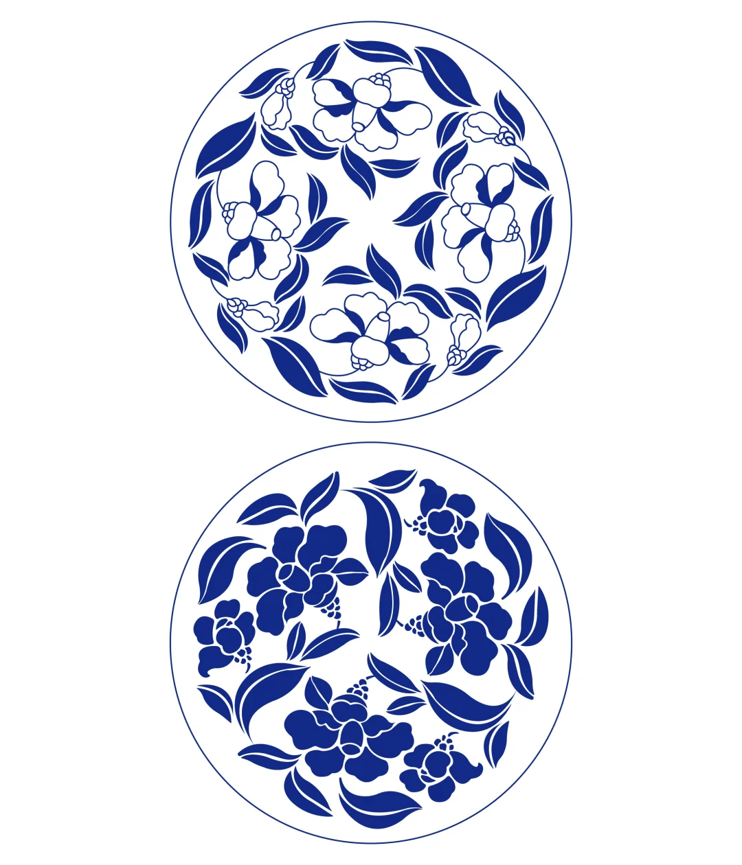 传统纹样-山茶花纹15