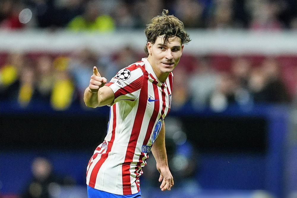 阿尔瓦雷斯，要不是你逼抢对面门将，进了一球，马竞还有可能1分都拿不到吧？
？
