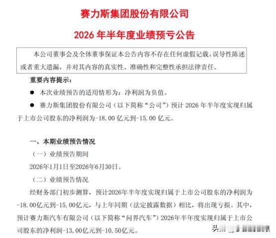 问界曝出巨额亏损，一点也不意外。之前我就说过国内热火朝天的新能源汽车，利润一大半