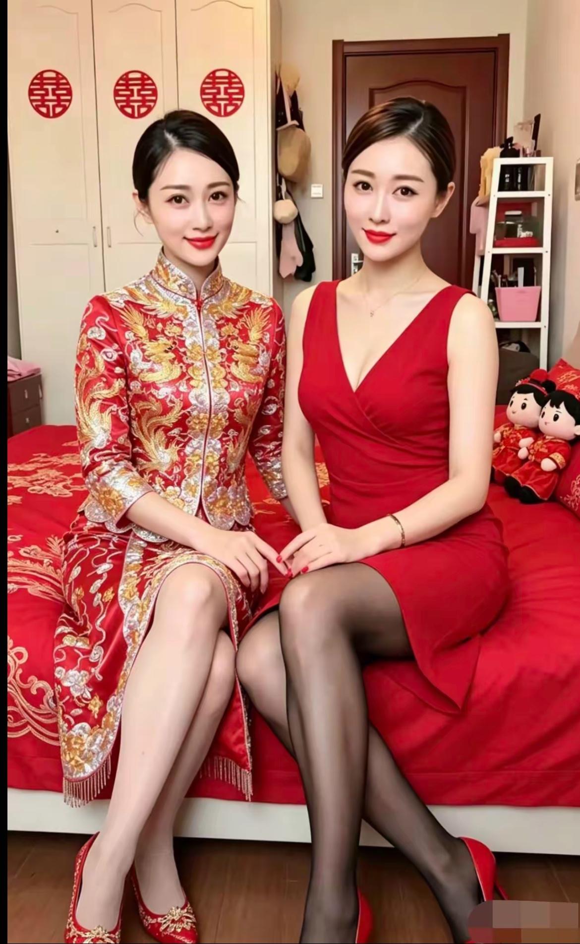 去参加同学的婚礼，被姐姐惊艳到了！太有气质，温柔端庄！