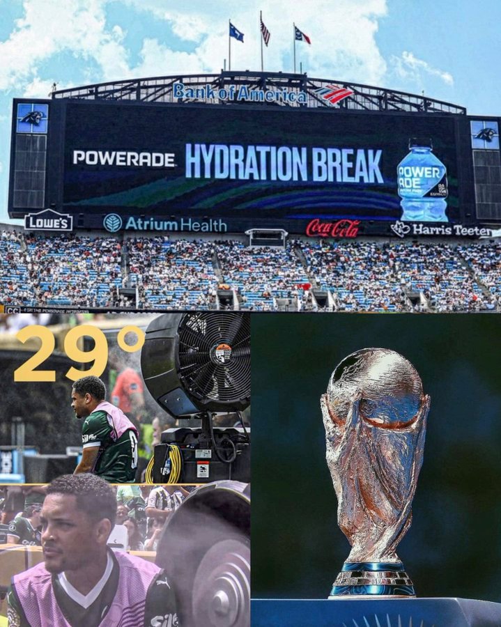 🚨TA：📺 国际足联将允许电视台在世界杯每半场的中场补水时间插播商业广告。2